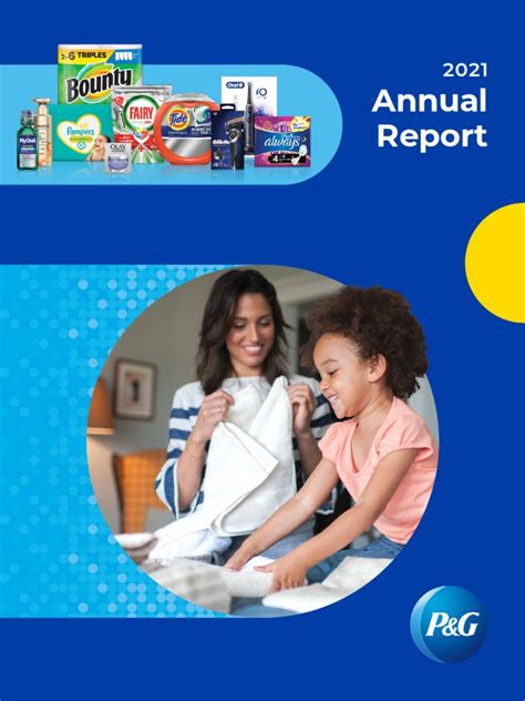 p&g annual report|P, p .